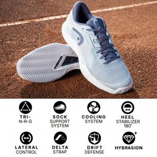 Теннисная обувь Head SPRINT PRO 4.0 Clay Women LBDB - 28 см (Eur. 43)